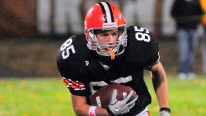 Jake Rawlins after catch
