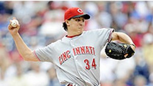 Homer Bailey strides out