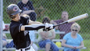 Jake Murphy swings