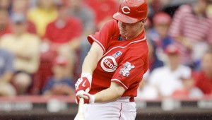 Jay Bruce hits