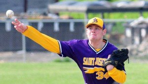 T.J. Young pitching