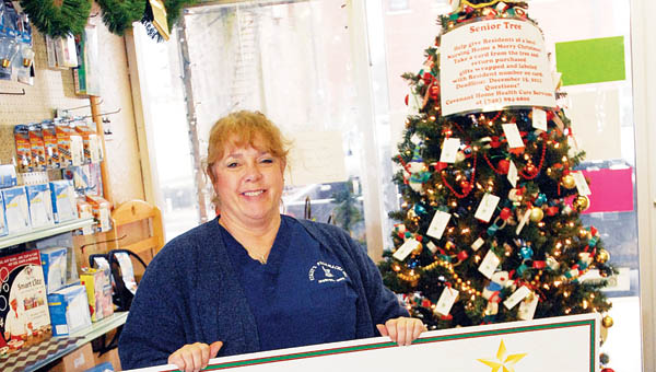 senior giving tree