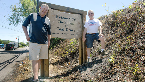 new coal grove sign