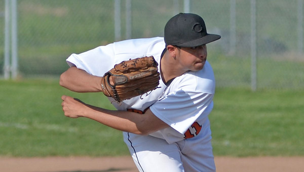 Ironton pitcher Derek Battise picked up the win as the Fighting Tigers posted a 10-6 win over South Point. (Kent Sanborn of Southern Ohio Sports Photos.com)