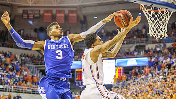 Kentucky's Nerlens Noel (3) is considered to be the No. 1 selection in Thursday's NBA draft. (MCT Direct Photo)