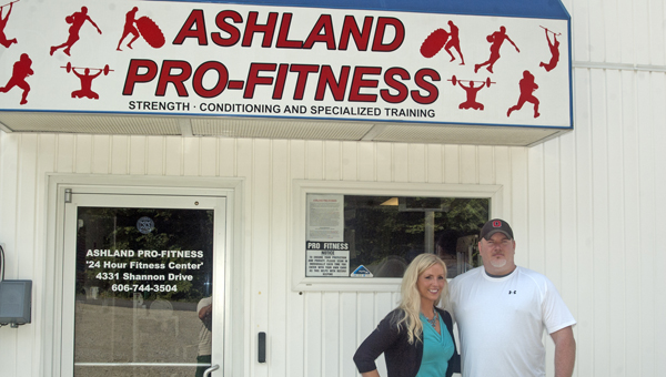 Owners Rosa and Walt DeLong opened their 24-7 fitness center in conjunction with Rosa DeLong’s physical therapy business in the upstairs building. (The Ironton Tribune / Jimmy Walker)