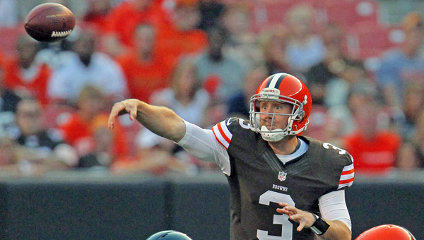 Cleveland Browns’ quarterback Brandon Weeden expects to have a better second second in the NFL after gaining valuable experience last year as a rookie. (MCT Direct Photos)