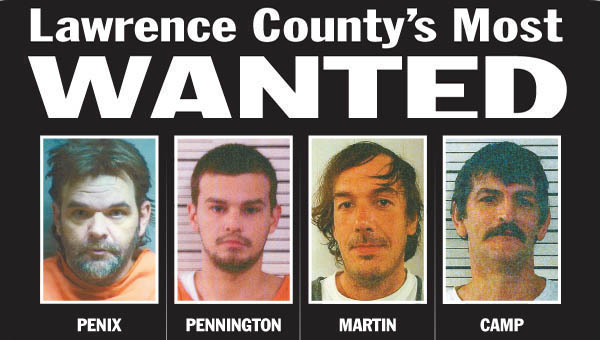 Two of Lawrence County’s Most Wanted probation offenders were sentenced to prison Tuesday in common pleas court.