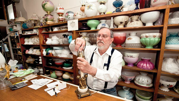 The Lamplighter is part antique shop, part repair store for those antiques that Price now runs as the second generation and third family member to be its caretaker.
