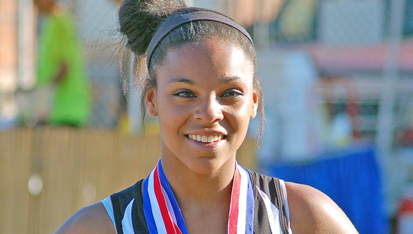 Ironton Middle School sprinter McKenzie Long won the 200-meter dash in the Ohio Middle School state track meet on May 25 at Dublin High School.