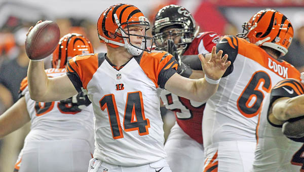 Cincinnati Bengals quarterback Andy Dalton agreed to a $115 million, six-year contract on Monday. (MCT Direct Photo)