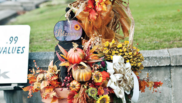 Three winners of Ironton in Bloom’s decorated pot competition can be viewed in front of Ohio University Southern entrance off of State Route 141, on the corner of Park and Fourth Streets on the corner of the courthouse (shown) and along Park and Third streets by Touch of Grace.