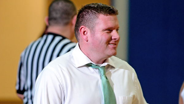 Fairland girls' basketball coach Jon Buchanan notched his 100th career victory on Thursday as the Lady Dragons routed the Portsmouth Lady Trojans 70-45. (Kent Sanborn of Southern Ohio Sports Photos.com)