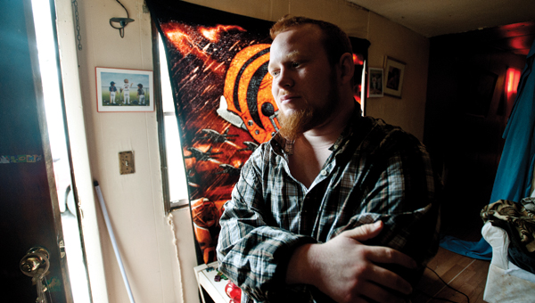 Ryan Luther was one of many neighbors who attempted to help Ashley and her children the morning their trailer caught fire.
