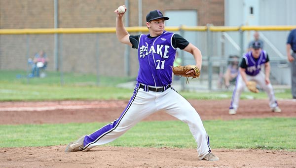Chesapeake Panthers’ Blake Lester pitched nine innings in a 13-inning win over the South Point Pointers on Sunday. The Panthers won 3-2 to claim the Division III sectional title. (Kent Sanborn of Southern Ohio Sports Photos)