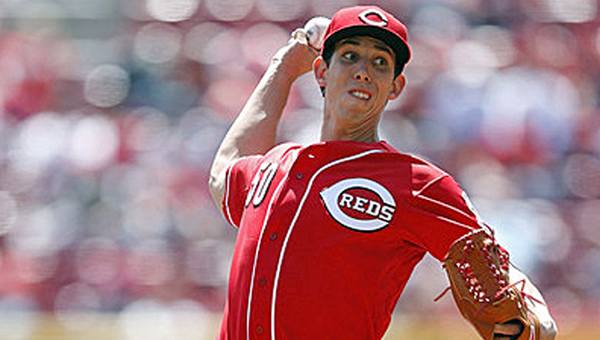 CIncinnati Reds’ rookie pitcher Michael Lorenzen allowed just two hits during his six and one-third innings of work on Sunday but failed to get a decision. The Reds snapped a 2-2 tie with six runs in the seventh inning as they beat the Washington Nationals 8-2. (Photo Courtesy of The Cincinnati Reds)