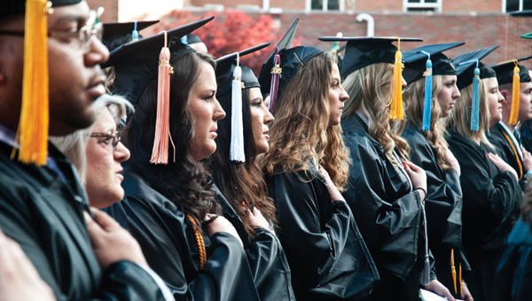 There were almost 250 students ready to get their diplomas in disciplines as diverse as accounting technology, deaf studies, equine studies, psychology and criminal justice.