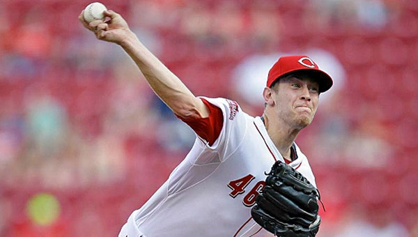 Rookie Jon Moscot made his major league pitching debut on Friday but was the loser as the Reds fell to the San Diego Padres 6-2. (Courtesy of the Cincinnati Reds.com)