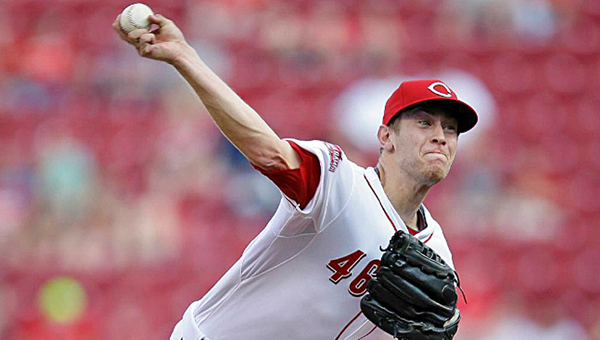 Rookie Jon Moscot made his major league pitching debut on Friday but was the loser as the Reds fell to the San Diego Padres 6-2. (Courtesy of the Cincinnati Reds.com)