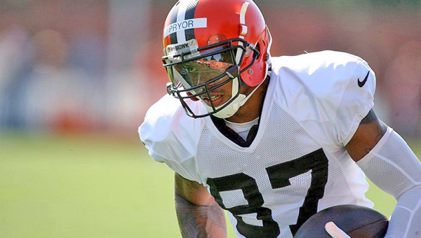 Former NFL quarterback Terrelle Pryor is making an impressive switch to wide receiver for the Cleveland Browns. (Courtesy of the Cleveland Browns.com)