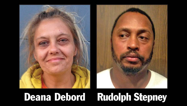 Deana L. Debord, 45 of 4083 Owl Creek Road, Lucasville, and Rudolph Marion-Turner Stepney Jr., 41 of 9338 North Martindale St., Detroit were arrested in South Point.