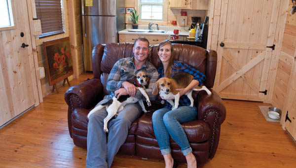 The two, who are originally from Fayette County, West Virginia, recently moved from their 1,500-square-foot home in Tampa, Florida, into a home a fifth of that size on a farm in Vanceburg, Kentucky.