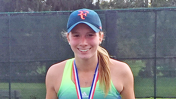 South Point Lady Pointers' senior tennis standout Madison Riley earned the Southeast District's No. 1 seed and a third straight state tournament berth.