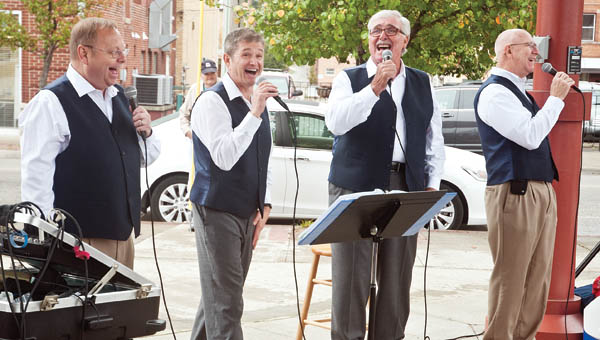 Mark Snider, Berry Weaver, Bob Houston and Bob Joseph, pictured left to right, are the Scioto Ridge Boys.