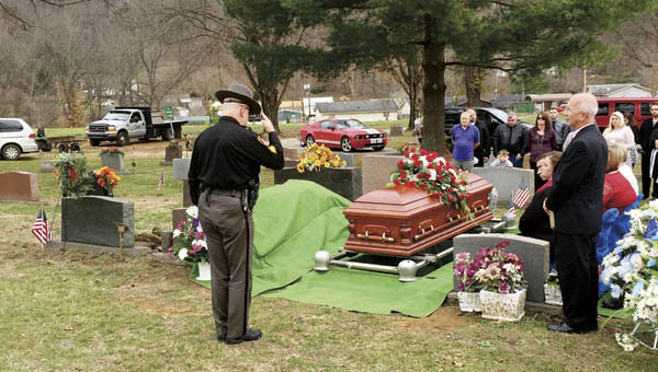 Friends, family, the community and law enforcement attend former police officer James Akers’ funeral on Sunday.