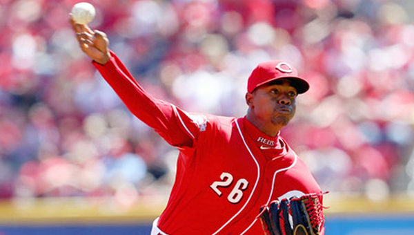 Cincinnati Reds’ Raisel Iglesias made his first spring outing on Monday against the Los Angeles Angels. (Photo Courtesy of The Cincinnati Reds.com)