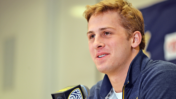 Cal quarterback Jared Goff is expected to be the top pick in the NFL draft first round to be held Thursday at 8 p.m. (Kristopher Skinner/Bay Area News Group/TNS)