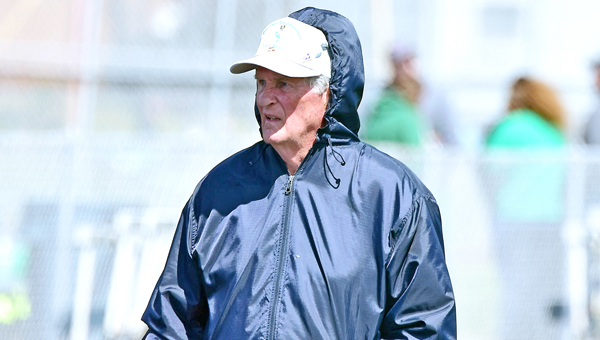 Longtime track coach and official Bob Harris will be honor on Friday at the Chesapeake Lions’ Club Invitational. Chesapeake is going to add Harris to the name of the track along with the late Dave Smith to create the Dave Smith-Bob Harris Track. (Kent Sanborn of Southern Ohio Sports Photos)