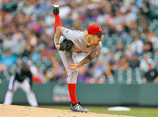 Cincinnati Reds’ pitcher Jon Lamb pitched seven strong innings of Wednesday’s game at Colorado. The Reds beat the Rockies 7-2. (Photo Courtesy of The Cincinnati Reds.com/Justin Edmonds/Getty Images )