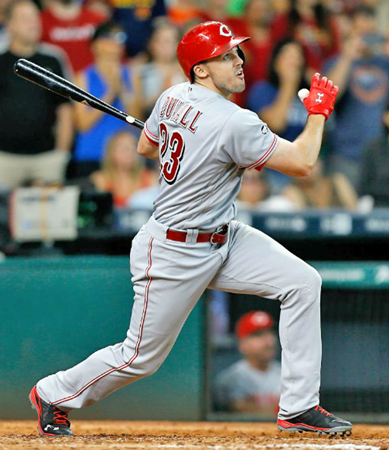 Cincinnati Reds’ outfielder Adam Duvall was named to the National League All-Star team on Tuesday and was asked to complete in the Home Run Derby this Monday. (Photo Courtesy of The Cincinnati Reds.com)