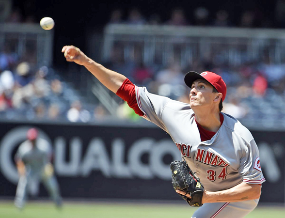 Homer Bailey made his first appearance for the Reds in nearly a year as he pitched 5.2 strong innings and Cincinnati beat the San Diego Padres 3-2 on Sunday. (Photo Courtesy of The Cincinnati Reds.com)