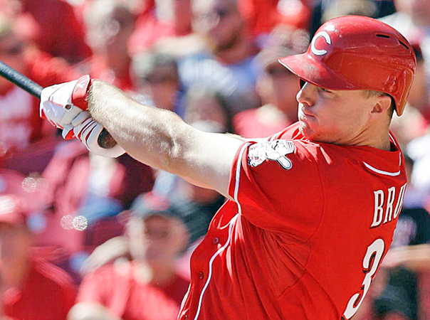 Cincinnati Reds’ All-Star rightfielder Jay Bruce was traded to the New York Mets on Monday as part of the team’s continuing rebuilding phase. Bruce is batting .265 with 25 home runs and a National League-leading 80 runs batted in. (Photo Courtesy of The Cincinnati Reds.com/Aaron Doster — Associated Press)