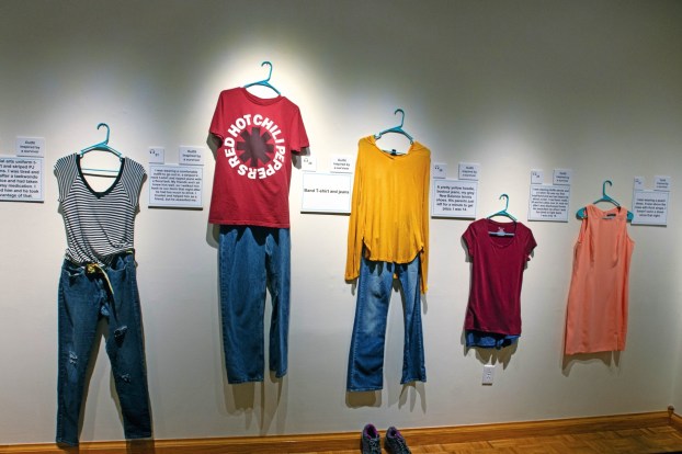  what were you wearing art show focuses on sexual abuse survivors