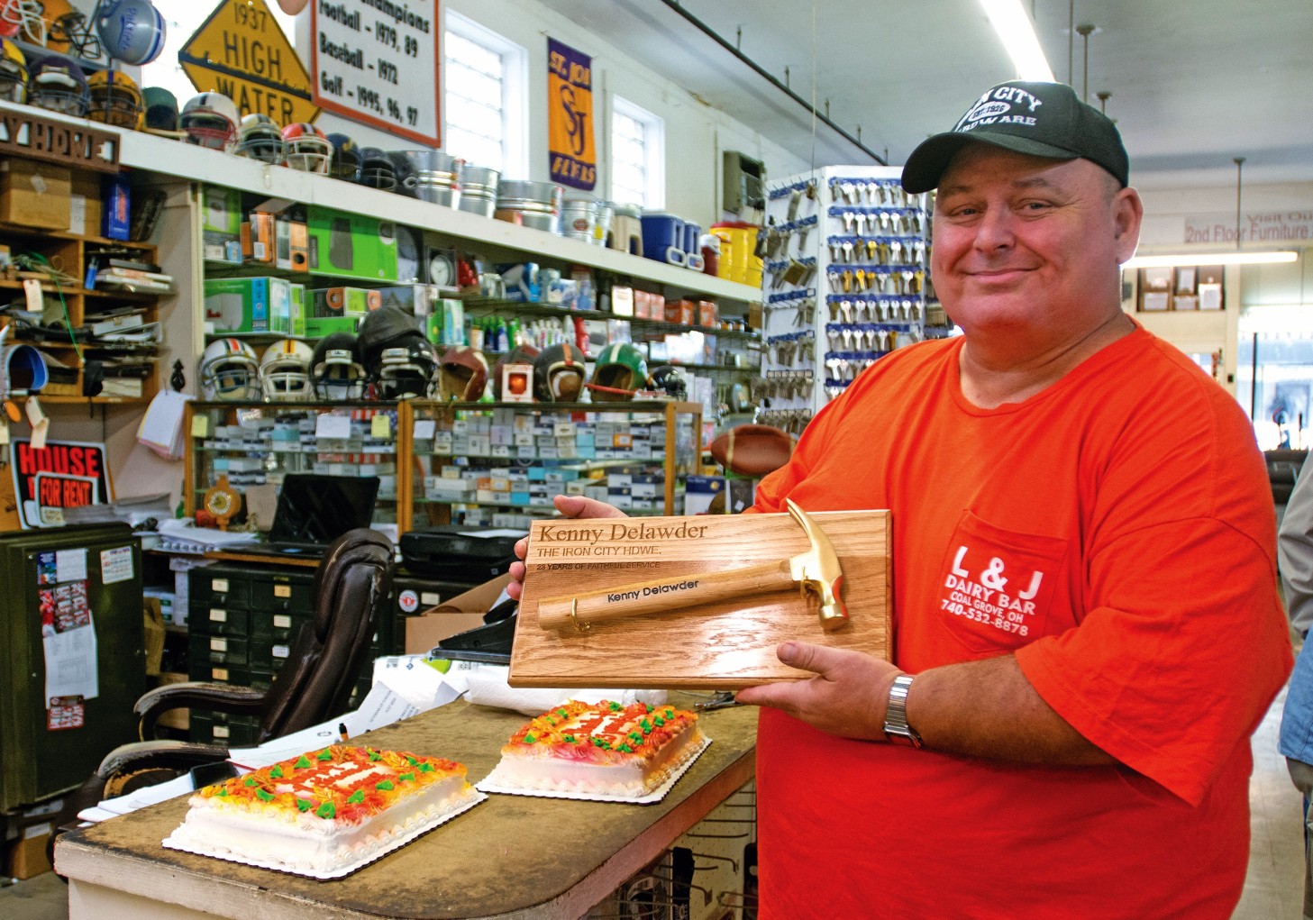 Golden hammer time Delawder retires after 23 years at Iron City