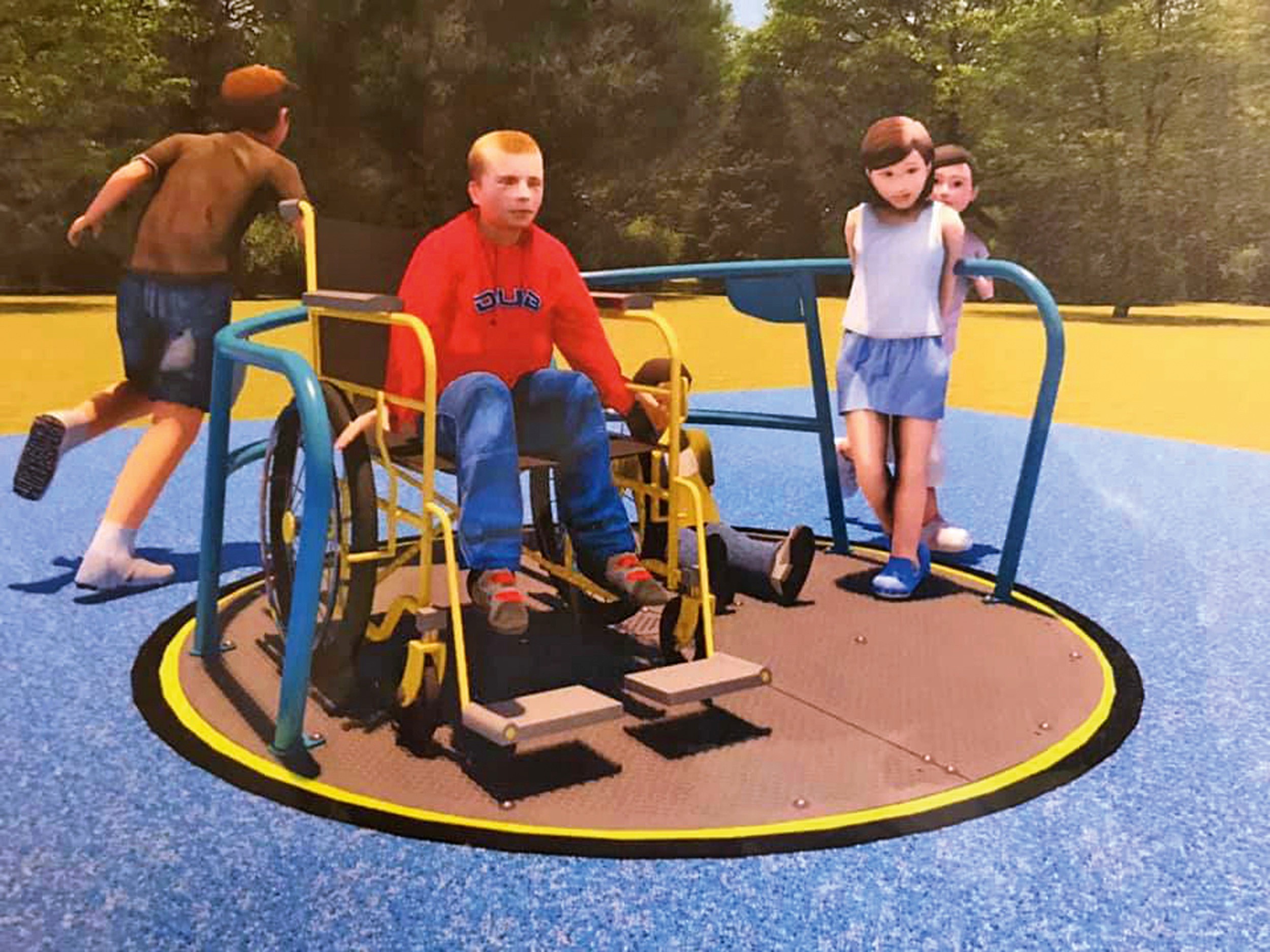 Park to get wheelchair accessible merrygoround The Tribune The