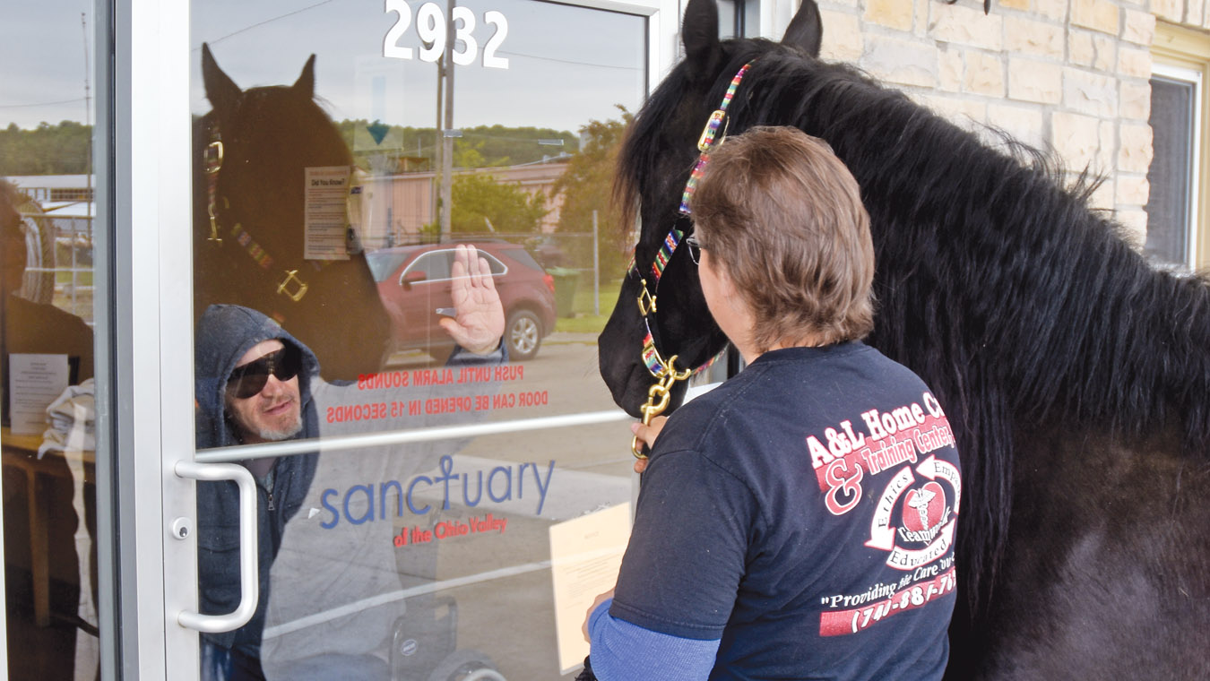 Nursing homes get pair of special visitors The Tribune The Tribune