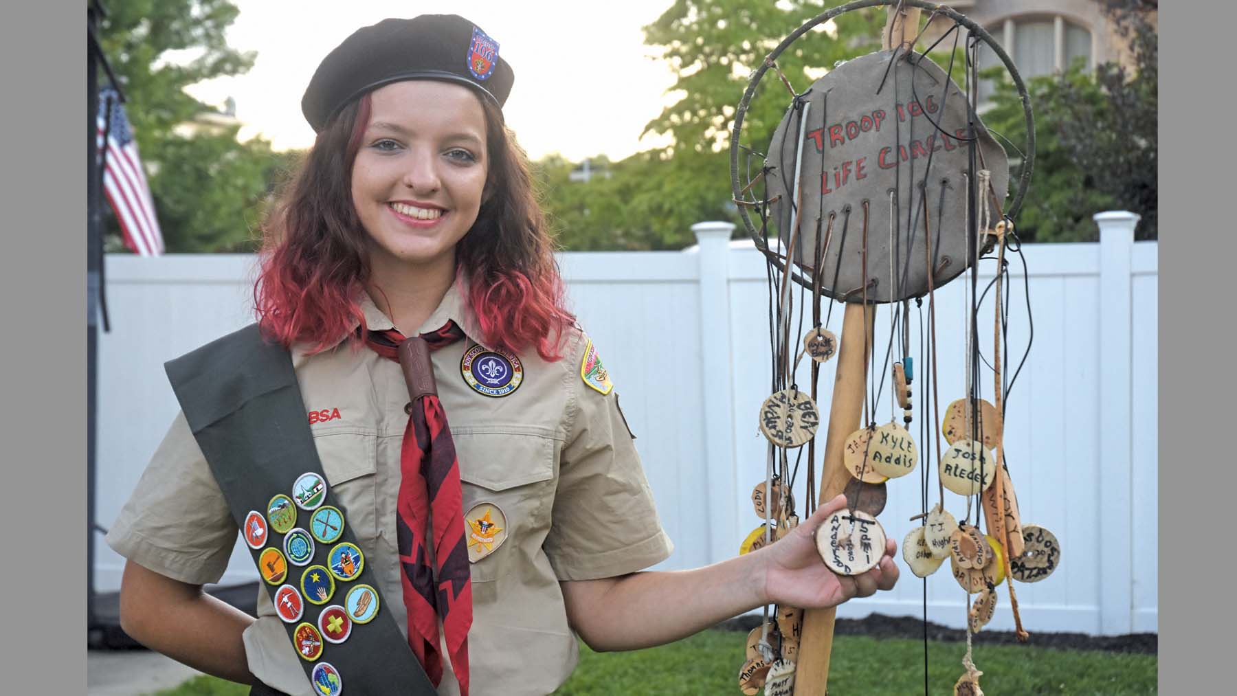 Scout first female in region to advance to Life rank The