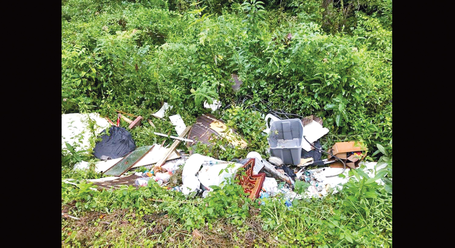 Bad deal — People facing fines after haulers dump trash on side of the