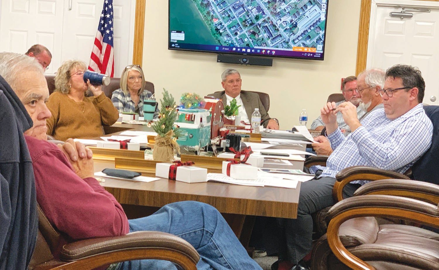 On Tuesday, the South Point Village Council discussed a letter from the Ohio EPA that said the village has to have water meters. (The Tribune|Heath Harrison)