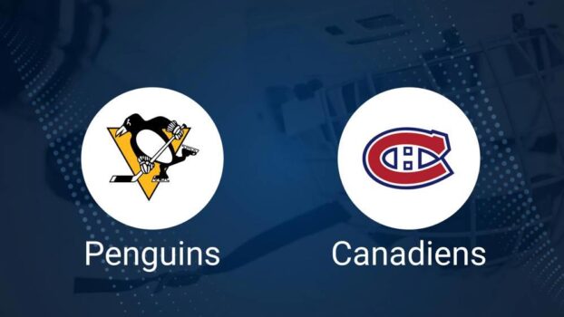 Where to Watch Pittsburgh Penguins vs. Montreal Canadiens on TV or