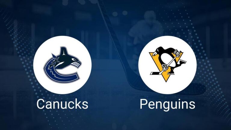 Where to Watch Vancouver Canucks vs. Pittsburgh Penguins on TV or