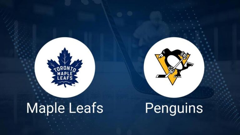 Where to Watch Toronto Maple Leafs vs. Pittsburgh Penguins on TV or