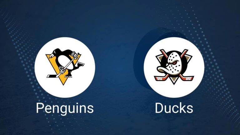 Where to Watch Pittsburgh Penguins vs. Anaheim Ducks on TV or Streaming