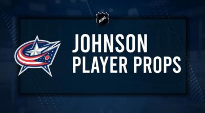 Kent Johnson Player Prop Bets for the Blue Jackets vs. Red Wings Game - March 1